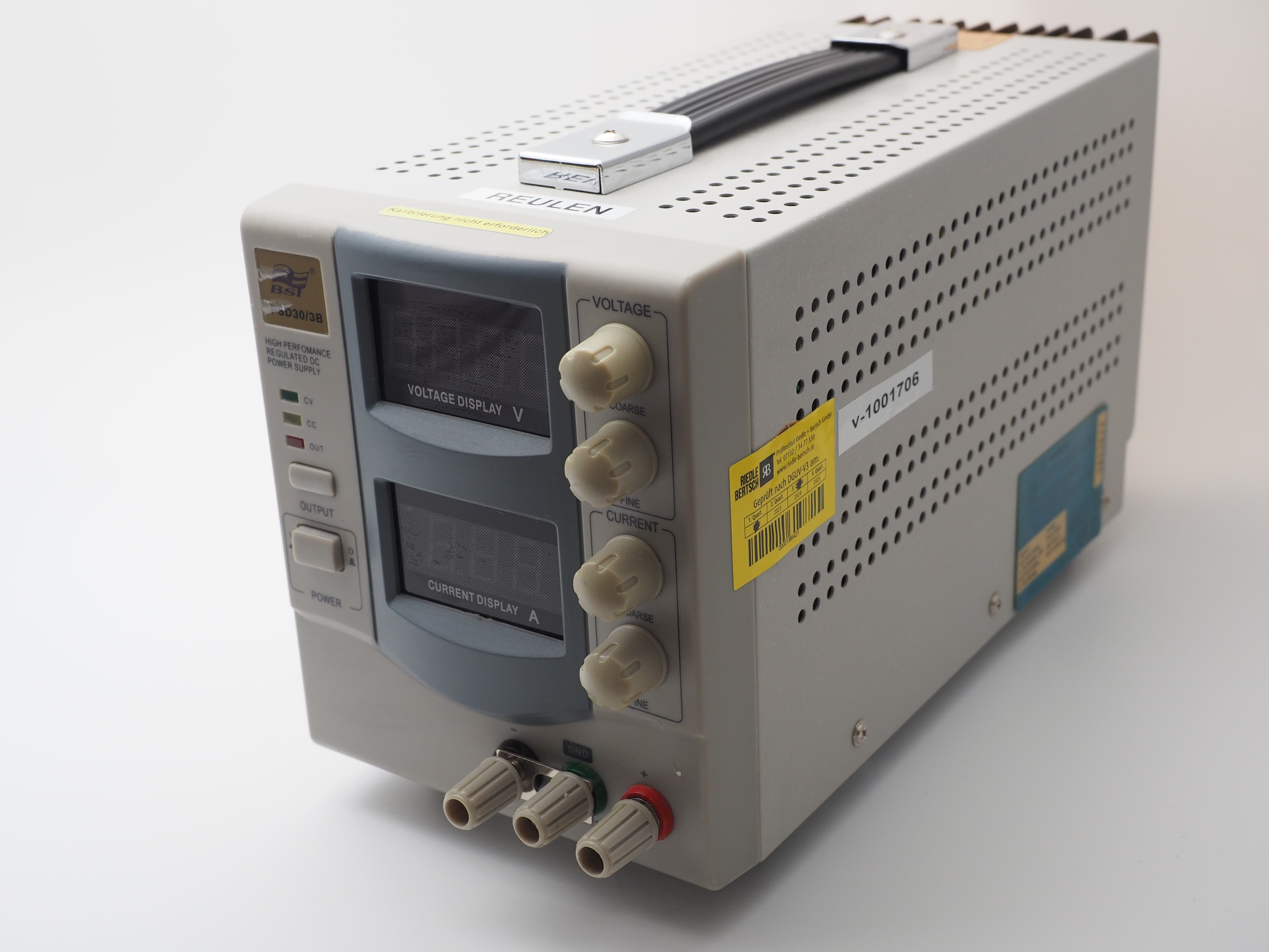 Labornetzteil BST PSD30 3B 0-30 V 3 A mit Digitalanzeige