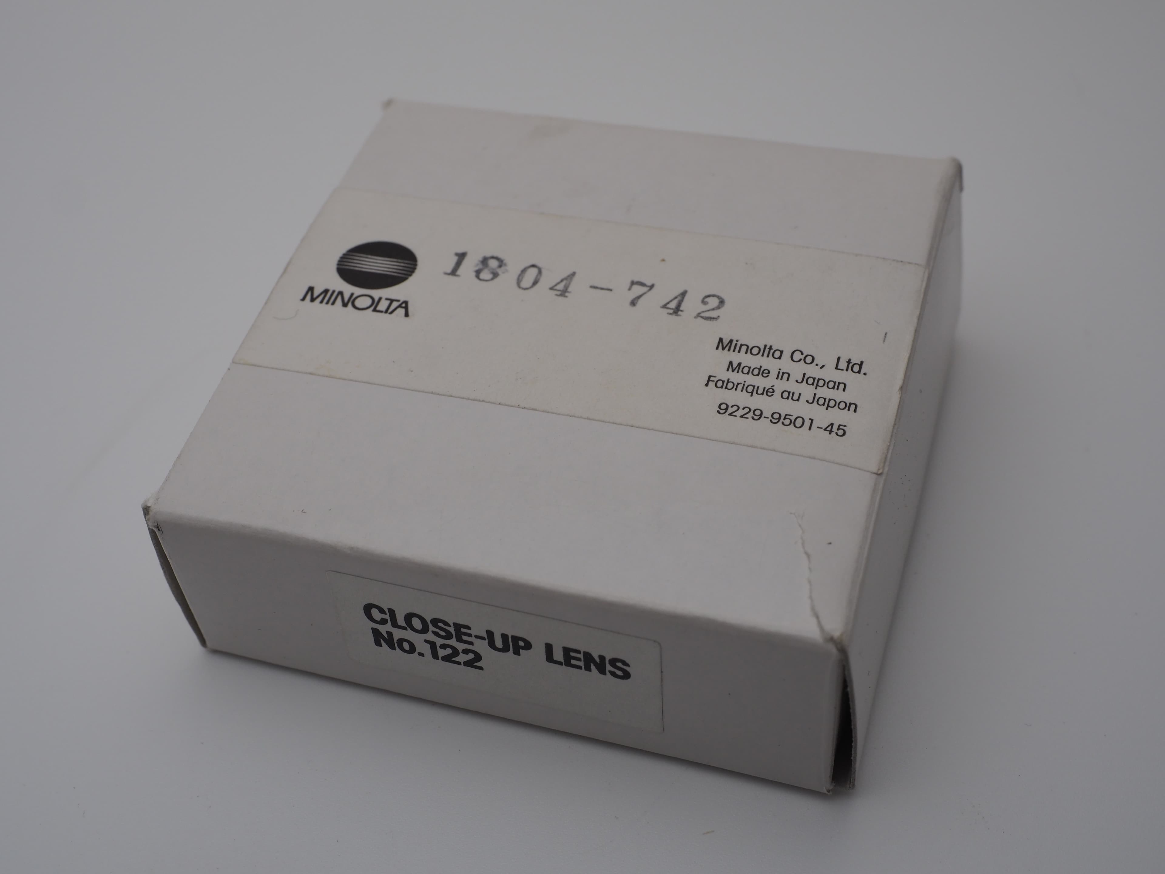 Minolta Close-Up Lens No.122 Nahlinse / Vorsatzlinse
