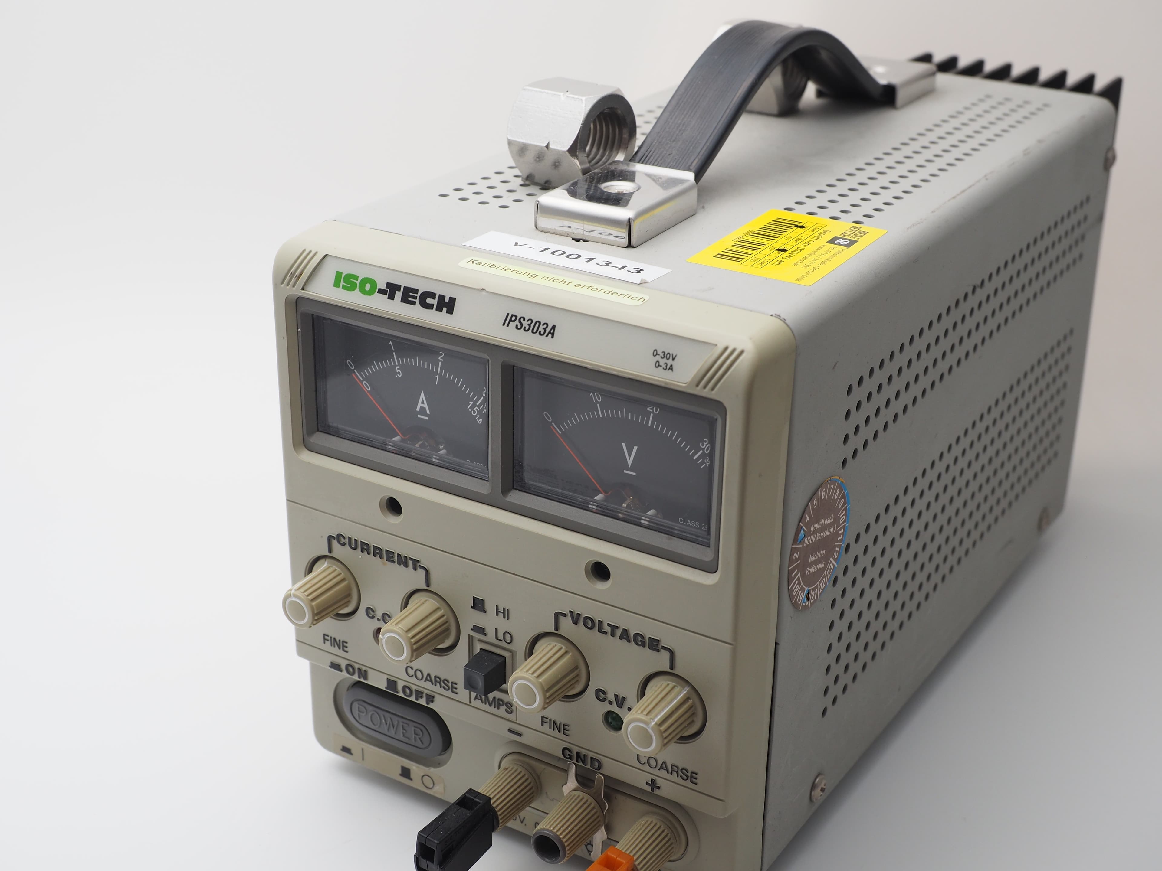 ISO-TECH IPS303A Labornetzteil 0–30 V, 3 A – Bezeichnung Nr. V-1001343
