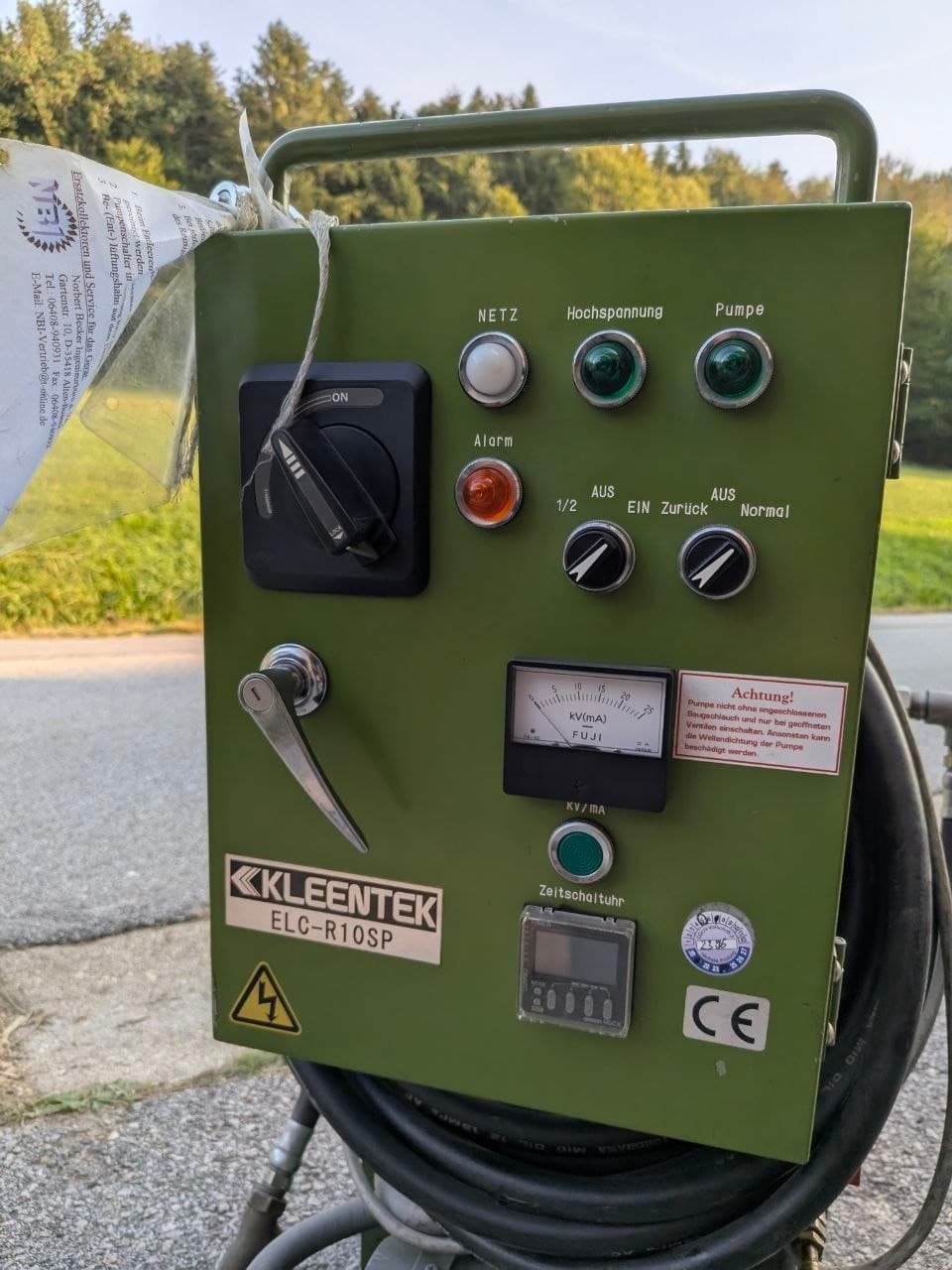 KLEENTEK ELC-R10SP mobiles Elektrofilter-/Reinigungsaggregat mit Kollektor CC-R 10 SP