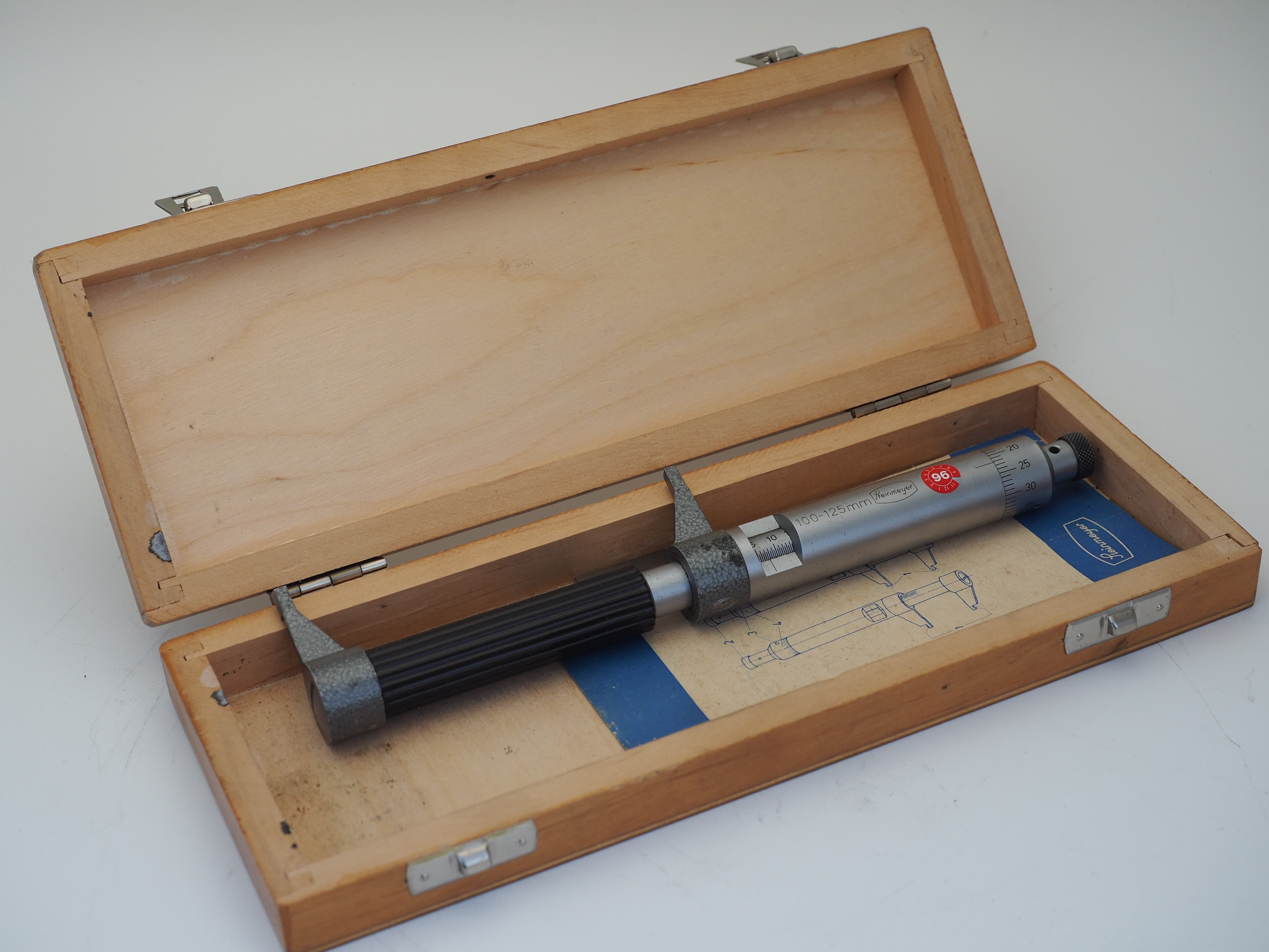 Steinmeyer Innenmessschraube 100-125 mm im Holzkasten Mikrometer CNC