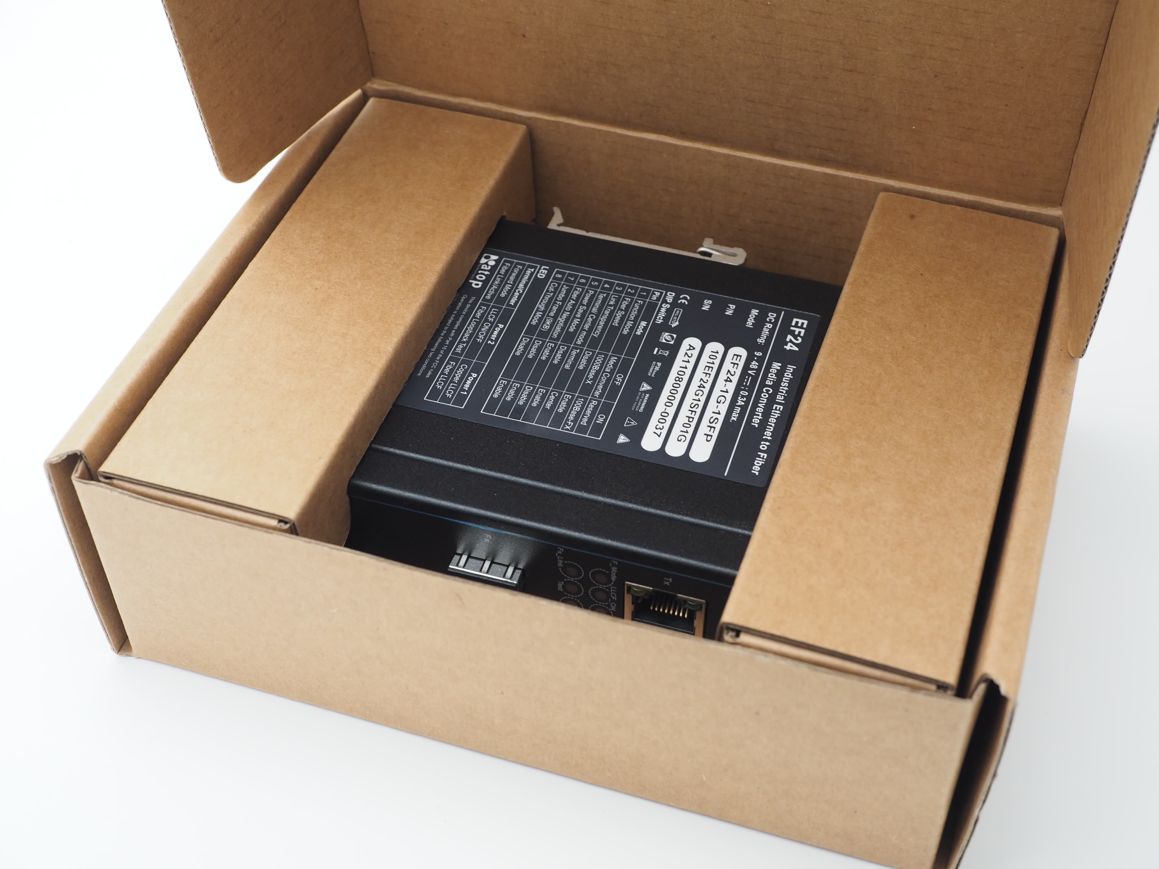 Medienkonverter EF24-1G-1SFP Industrial Ethernet to Fiber